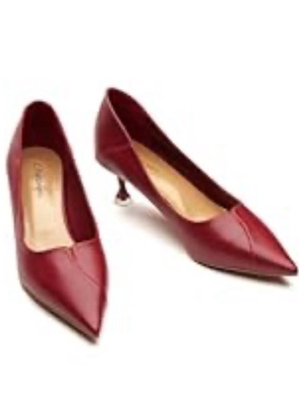 NIB C. Paravano Red Pointed Toe Women's Pumps size 5.5